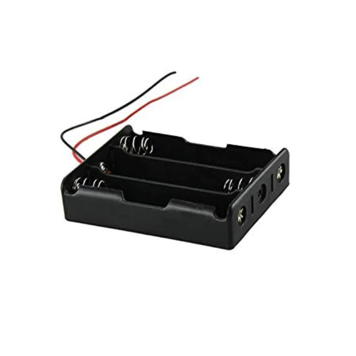 18650 3-Cell Holder Charger – Battery holder for DIY power packs. -Battery Accessories -Robocraze
