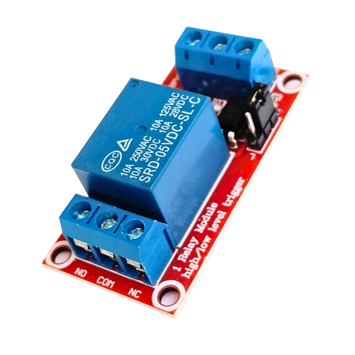 1CH 5v Relay Board High/Low Level Trigger with Optocoupler -Robocraze