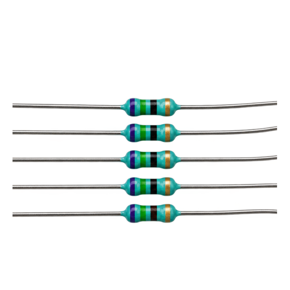 750 Ohm Resistors for Electronics Projects (Pack of 10) -Electronic Components -Basic Components -Robocraze