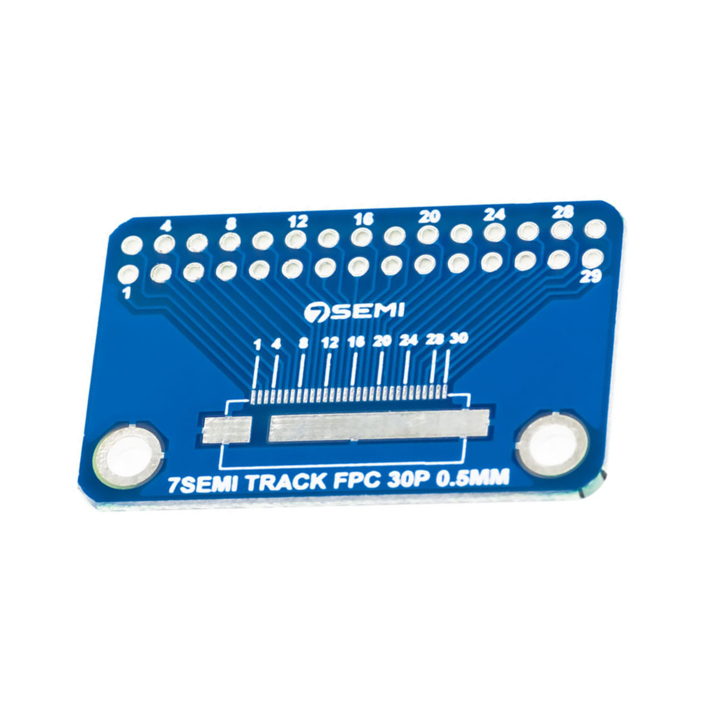 7Semi 0.5mm FFC FPC 30 Pin Breakout Board Adapter PCB -Electronic Modules - Breakout Boards - Robocraze

