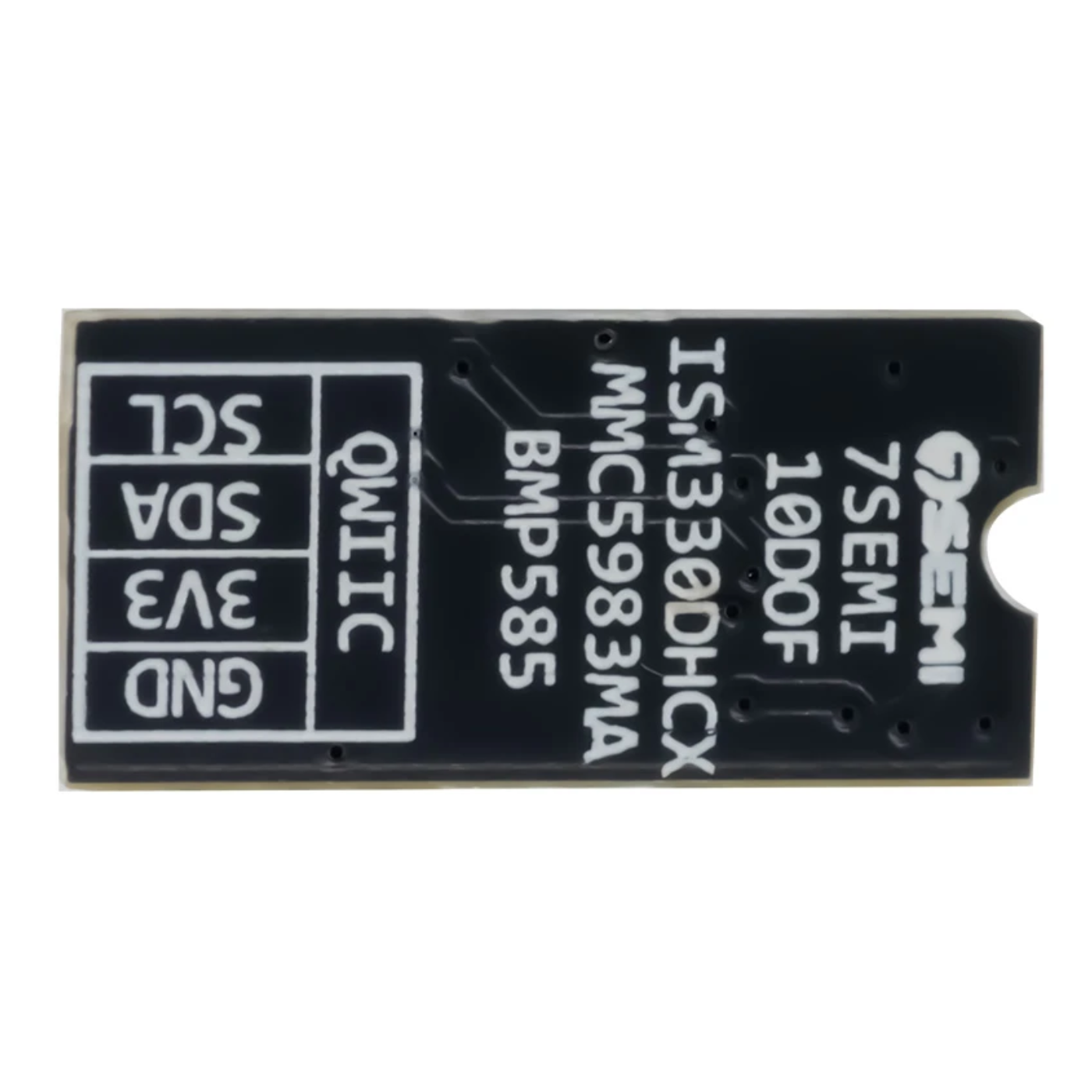 7Semi 10DOF IMU & Pressure Sensor Module – ISM330DHCX, MMC5983MA, BMP585 -Sensors -Accelerometers & Gyro Sensors -Robocraze