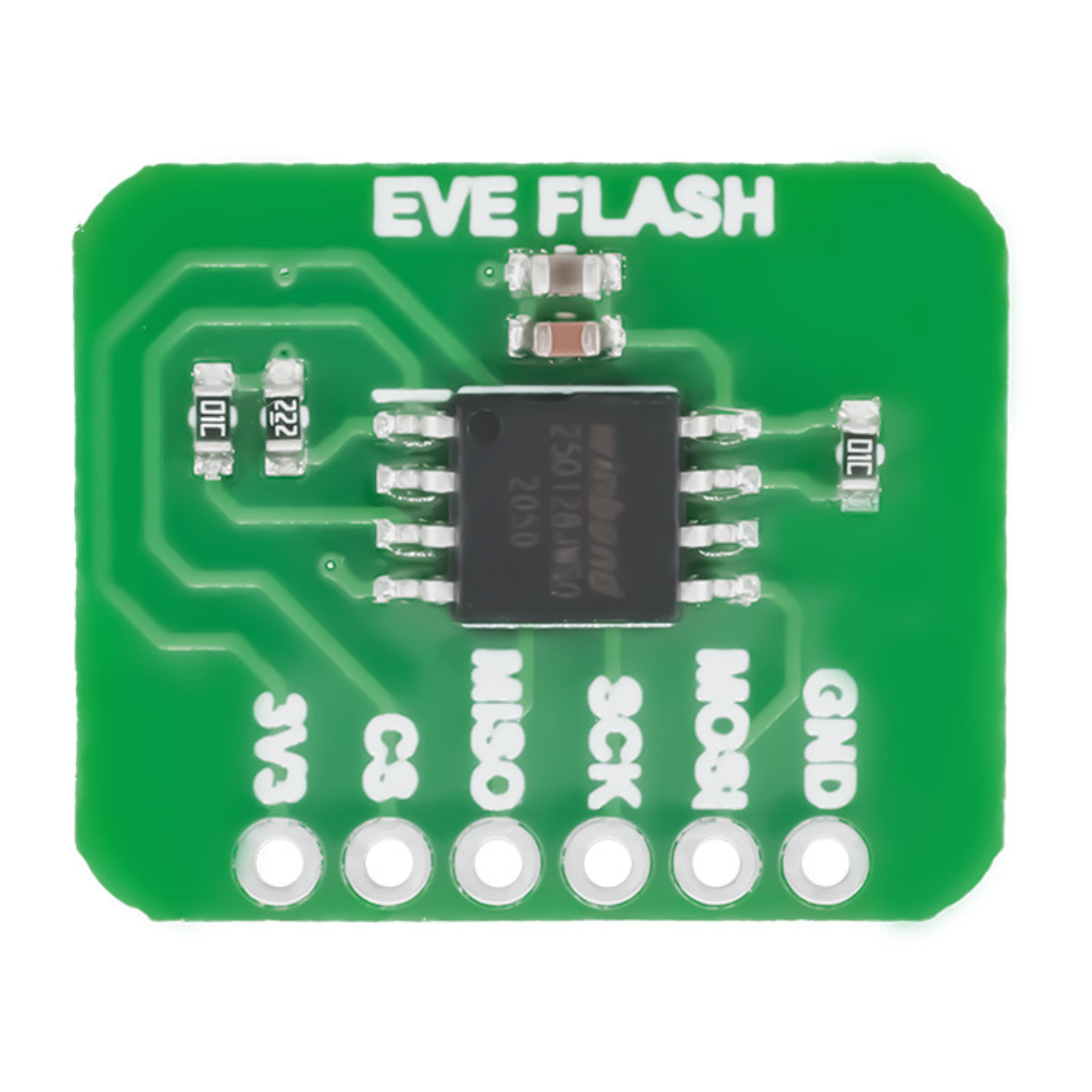7Semi 128Mbit SPI Flash Memory Breakout Board - W25Q128JWSIQ -Electronic Modules -Breakout Boards -Robocraze