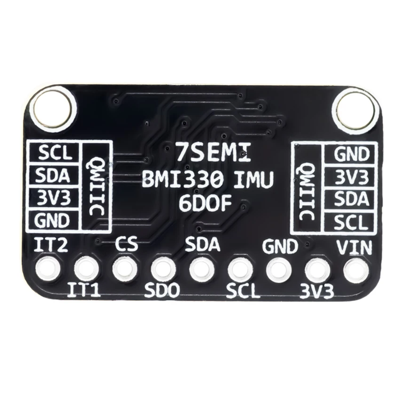 7Semi BMI330 6DOF IMU Sensor Module 3-Axis I2C/SPI Accelerometer & Gyroscope -Sensors -Accelerometers & Gyro Sensors -Robocraze
