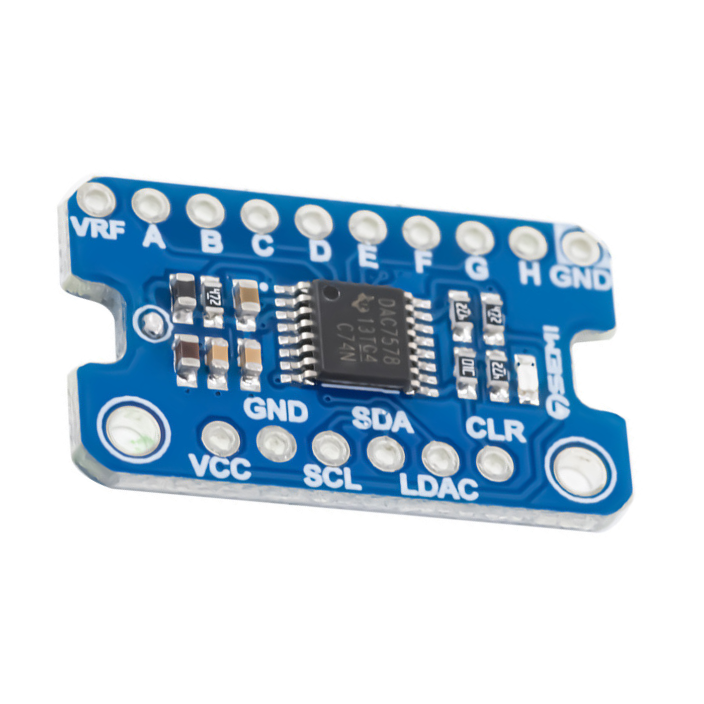 7Semi DAC7578 Breakout Board 8-Channel 12-Bit I2C DAC Module - Electronic Modules - Breakout Boards - Robocraze