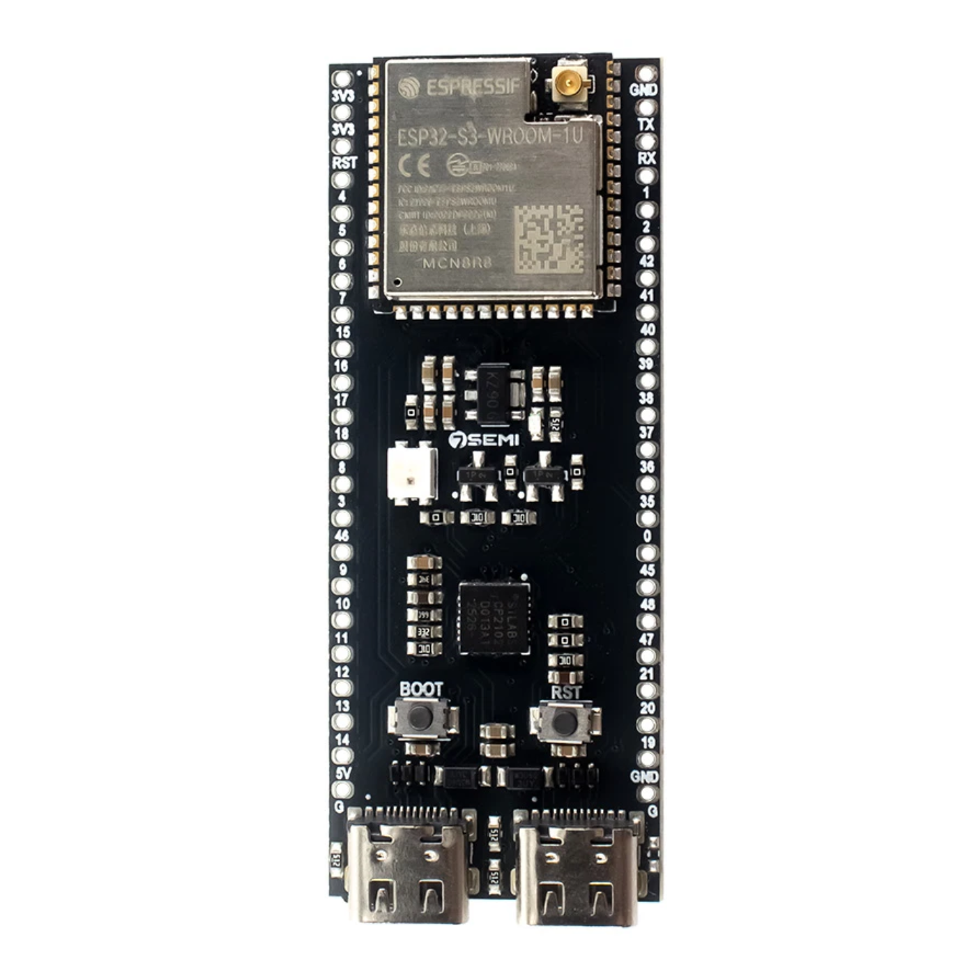 7Semi ESP32-S3-Dev-BoardC-1U-N8R8 WiFi BLE Development Board 8MB Flash 8MB PSRAM - Development Boards