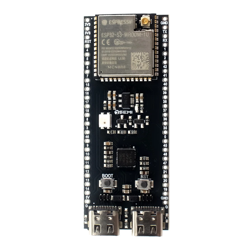 7Semi ESP32-S3-Dev-BoardC-1U-N8R8 WiFi BLE Development Board 8MB Flash 8MB PSRAM - Development Boards