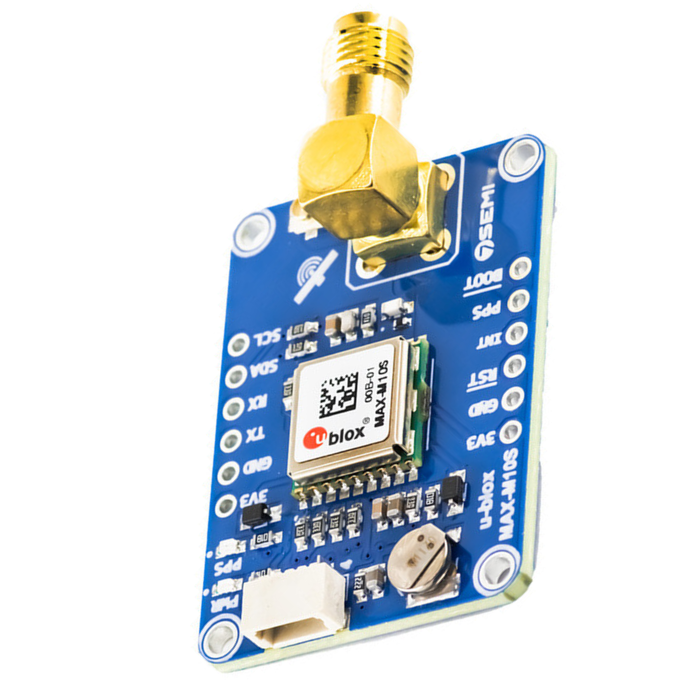 7Semi MAX-M10S GNSS Receiver Breakout Industrial Grade Positioning Module - IOT & Wireless - GSM/GPS/GPRS - Robocraze