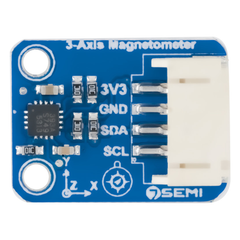7Semi MLX90393 3-axis Micropower Magnetometer Breakout Module -Sensors -Accelero/Gyro -Robocraze
