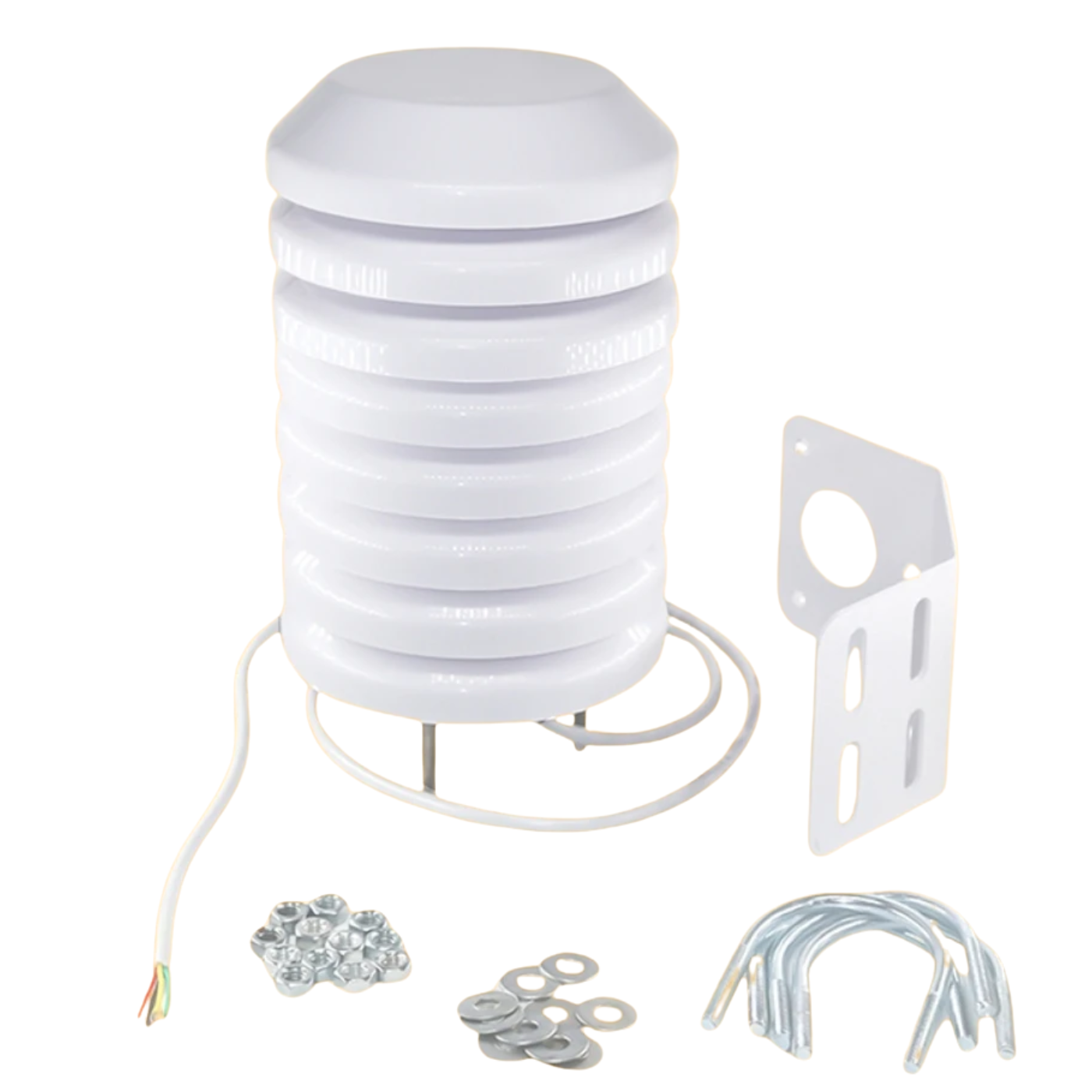 7Semi Outdoor Temp & Humidity Sensor with Radiation Shield RS485 Modbus RTU -Sensors -Temperature Sensors -Robocraze