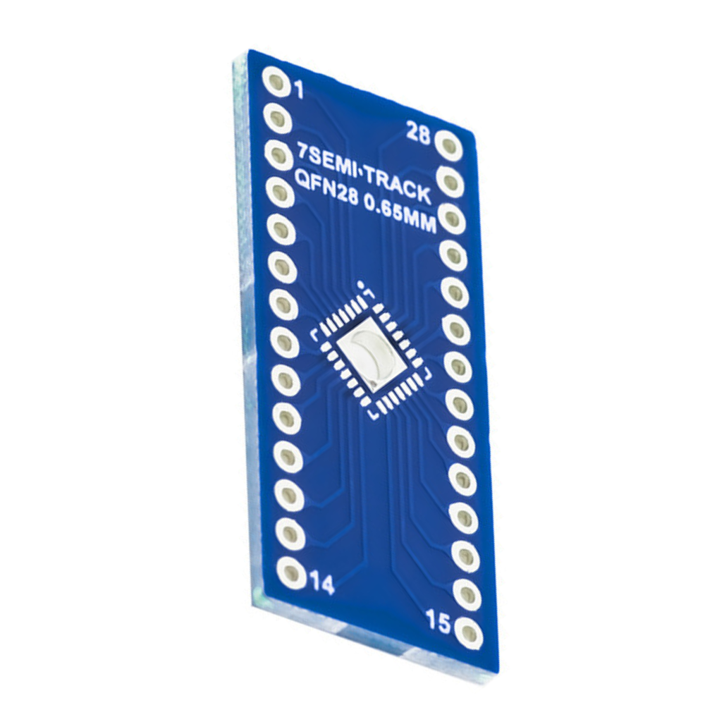 7Semi QFN28 Breakout Board Adapter PCB - Electronic Modules - Breakout Boards - Robocraze
