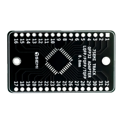 7Semi QFP32/TQFP32 0.8mm Adapter Board SMD to DIP Converter for STM & AVR -Electronic Modules -Breakout Boards -Robocraze