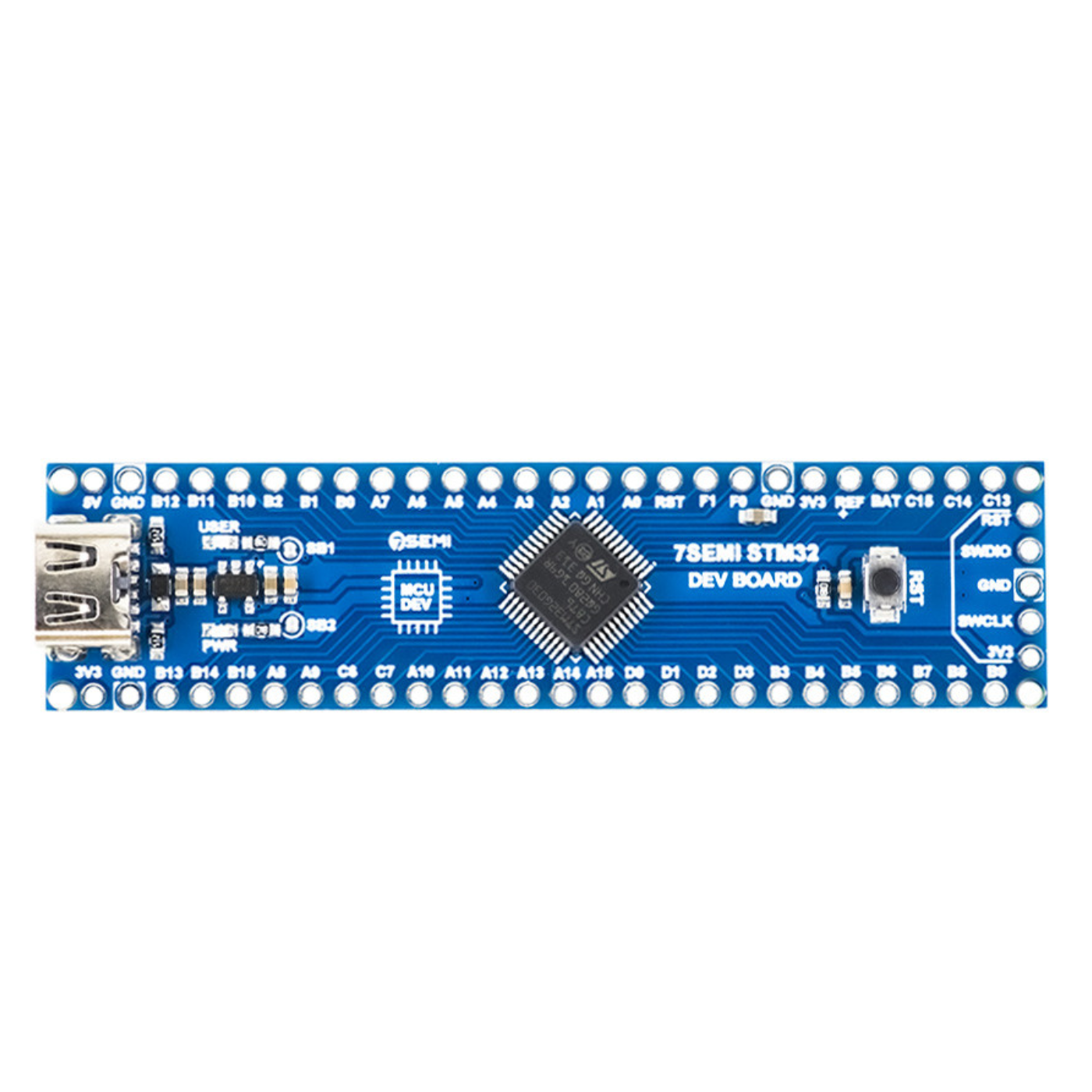 7Semi STM32G030C8T6 ARM Cortex-M0+ Mini Development Board -Development Boards -STM Boards -Robocraze