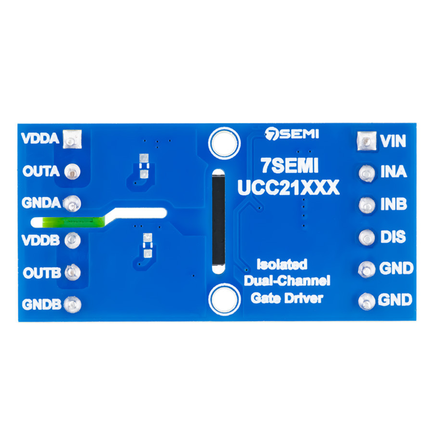 7Semi UCC21220A Isolated Dual-channel Gate Driver Breakout Board -Electronic Modules -Breakout Boards -Robocraze