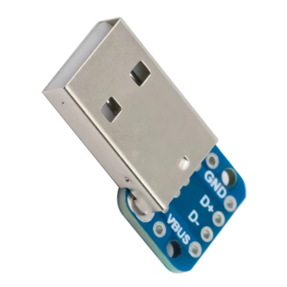 7Semi USB Type-A Male Breakout Board Module - Electronic Modules  - Breakout Board - Robocraze