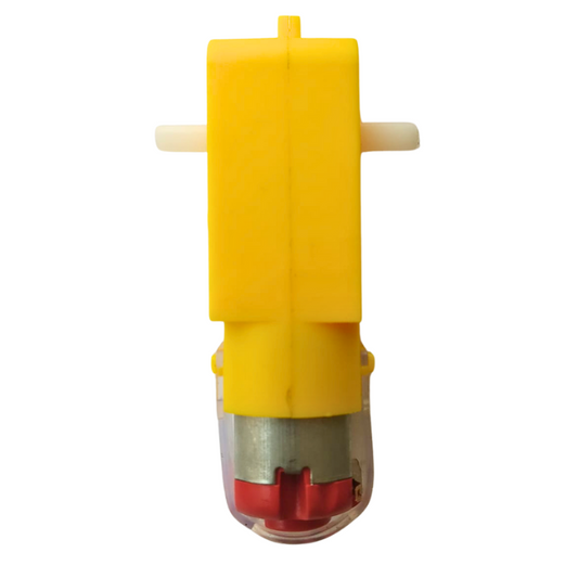 300 RPM Dual Shaft BO Gear Motor - Straight, high-speed performance for DIY robots – Robot Motors - Robocraze
