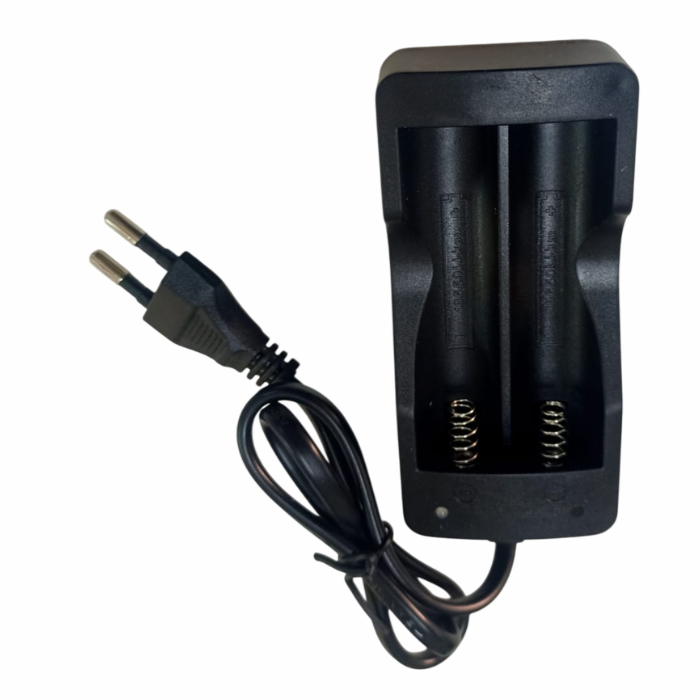 3.6/3.7V Dual 18650 Lithium Battery Charger – Dual-slot charger for fast 18650 charging. -Battery Charger -Robocraze