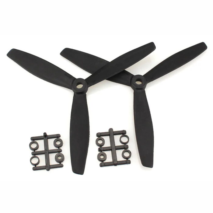 Gemfan 6040 6x4 Glass Fiber Nylon 3-Blade Drone Propeller (1 Pair) for FPV Drones & Quadcopters -Robocraze