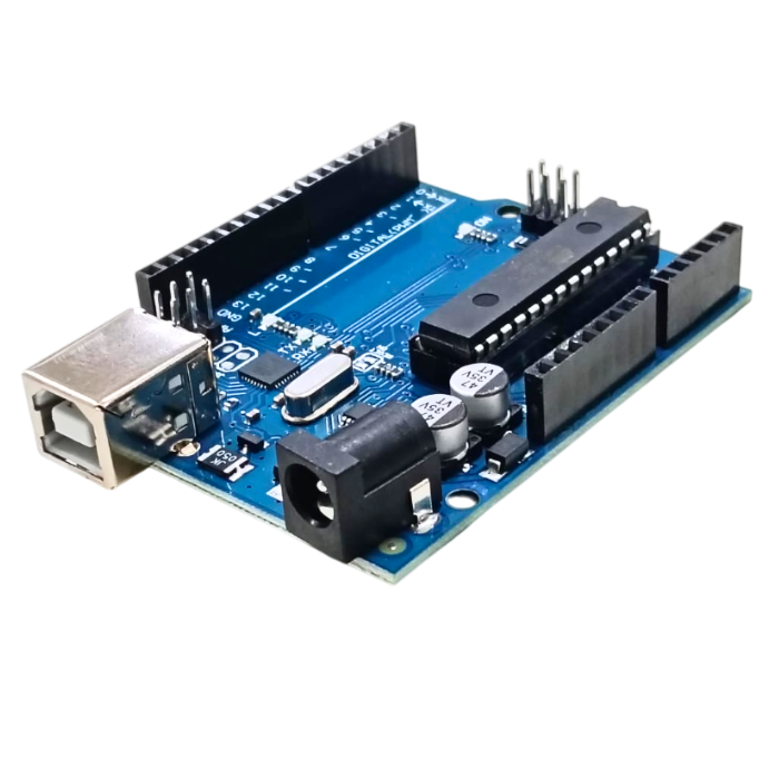 Arduino Uno R3 – Popular compatible Arduino Board with ATmega328, perfect for learning and development. -Robocraze