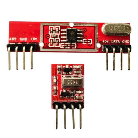 RF433 MHz Transmitter Receiver Wireless Module – 433MHz RF module for remote control. -Robocraze