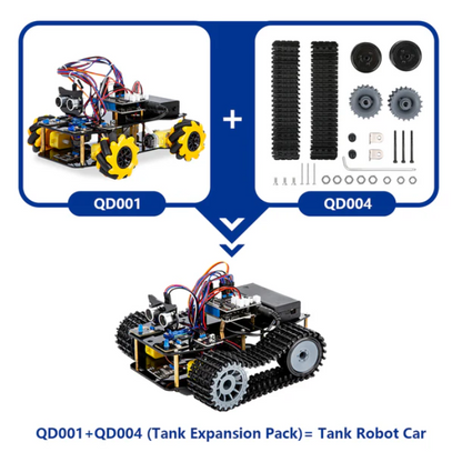 ACEBOTT ESP32 Tank Robot Car Expansion Pack - Robocraze