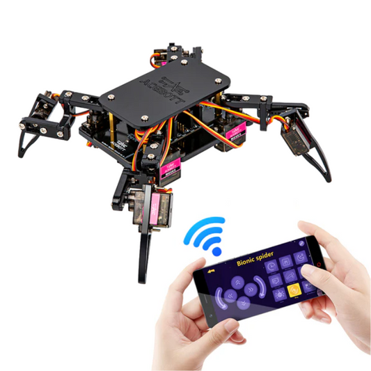 ACEBOTT ESP8266 Quadruped Bionic Spider Robot kit - Robocraze