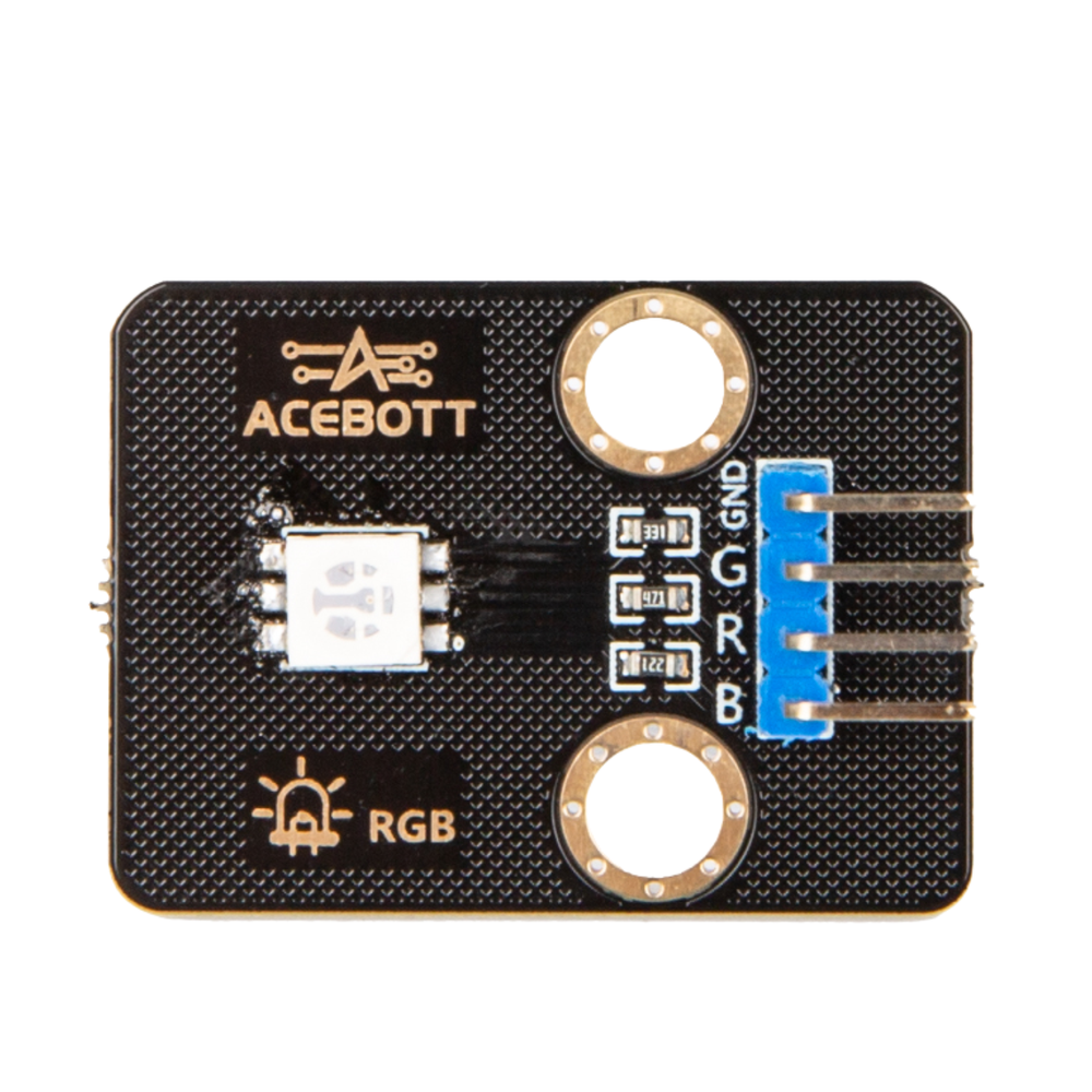 ACEBOTT Easy-Plug RGB LED Module for ESP32 & Arduino -Electronic Components -LEDs -Robocraze