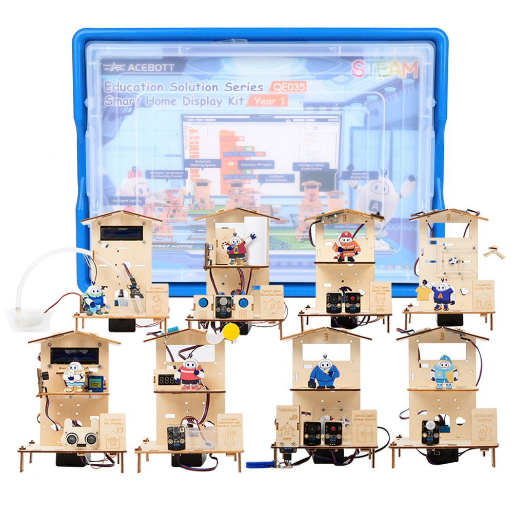 ACEBOTT QE035 IOT Smart Home Display Kit for STEM Education - Year 1 -DIY Kits -Robot Kits -Robocraze