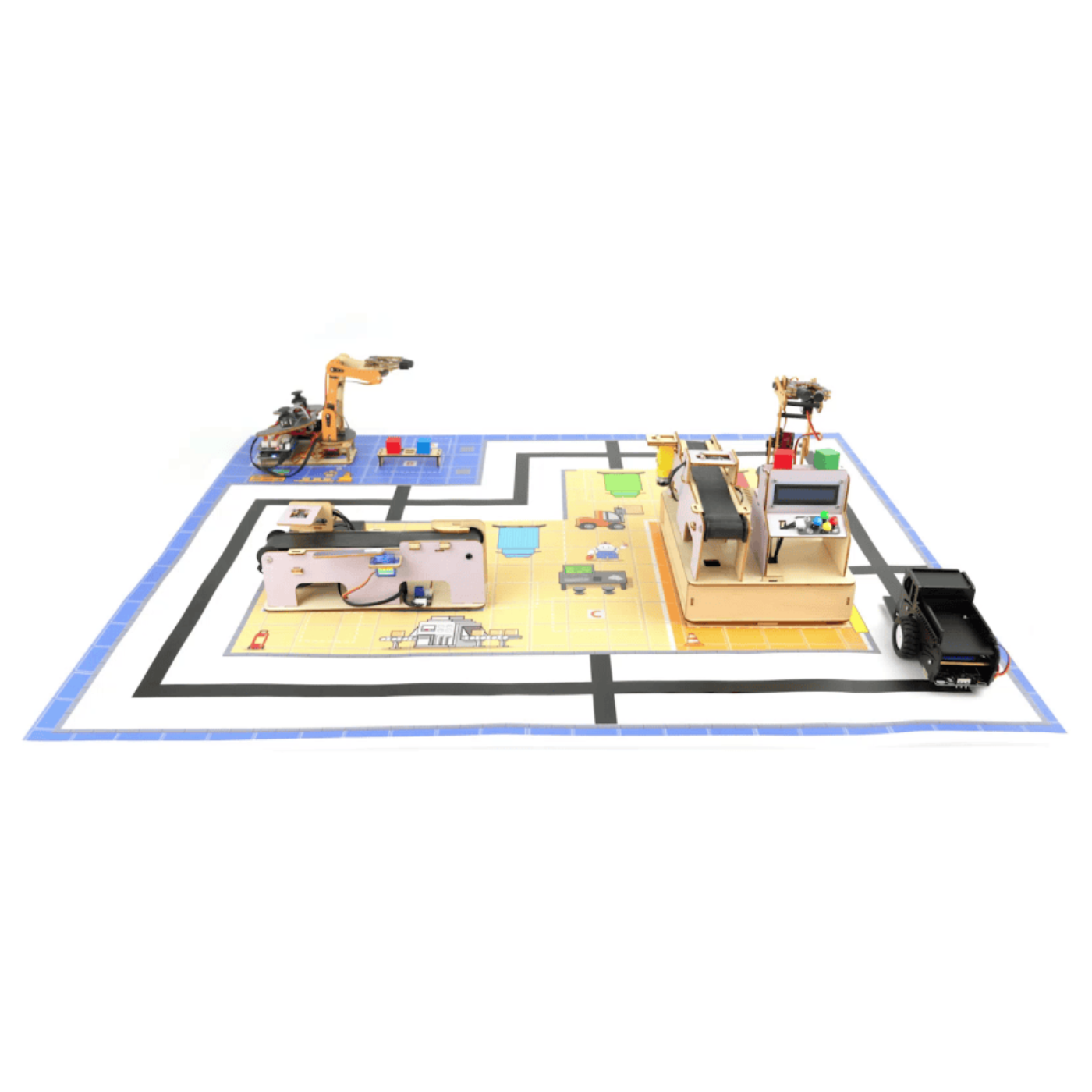 ACEBOTT QE037 Smart Factory STEM Display Kit with Sandbox -DIY Kits -Robot Kits -Robocraze