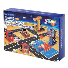 ACEBOTT QE203 Wooden Board Expansion Pack for ESP32 Advanced Development Kit -DIY Kits -School Kits -Robocraze