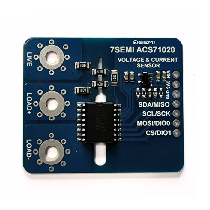 ACS71020 Hall-effect Power Sensing and Overcurrent Detection Breakout -7Semi -Electronic Modules -Breakout Board -Robocraze