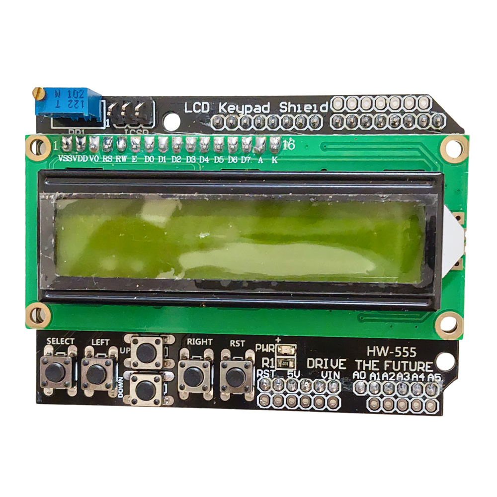 Arduino 16X2 LCD Keypad Shield – Compact Arduino shields with LCD & keypad for automation. -Robocraze