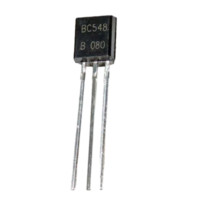 BC548 NPN Transistor (5PC) – NPN transistors for circuits. -Basic Components -Robocraze