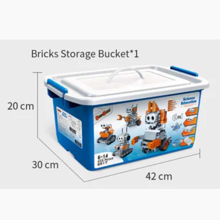 BanBao 6 in 1 Ultrasonic Wave Obstacle Avoidance Building Blocks Stem Robotics kits -STEM Kits -Robotic Kits -Robocraze