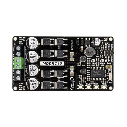 Cytron 10Amp 7V-30V Dual Channel DC Motor Driver for R/C -Motors & Mechanical -Motor Drivers -Robocraze