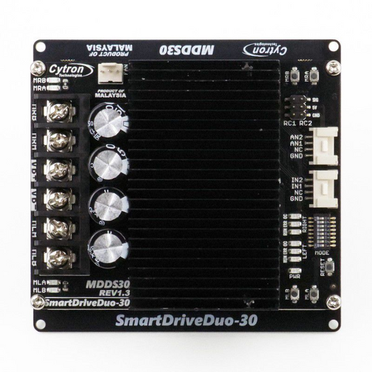 Cytron 30Amp 7V-35V Smart Drive Dual Channel DC Motor Driver -Motors & Mechanical -Motor Drivers -Robocraze