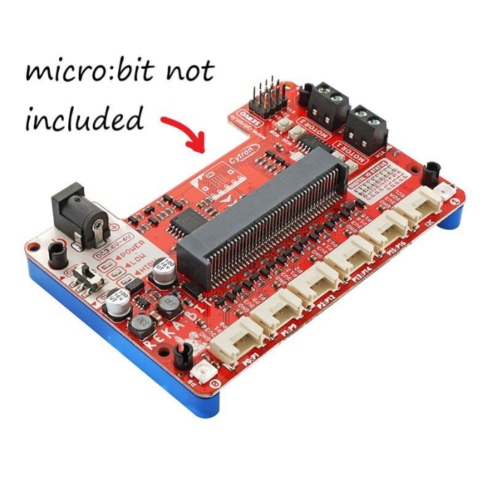 Cytron REKA:BIT Expansion Board for Robotics (without micro:bit) -Development Boards -BBC Micro:Bit -Boards BBC Micro:Bit -Robocraze