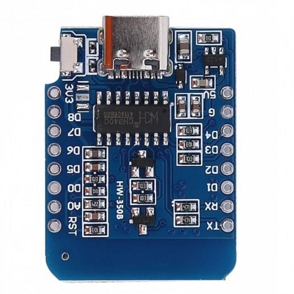 D1 Mini V2 ESP8266 NodeMCU WiFi Development Board with USB-C Interface -IOT & Wireless -ESP Module -Robocraze