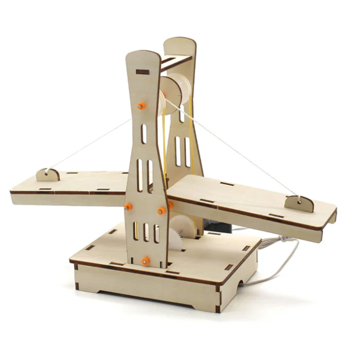 DIY Wooden Lift Bridge Miniature STEM Kit Toys for Kids -STEM toy for kids -Robocraze