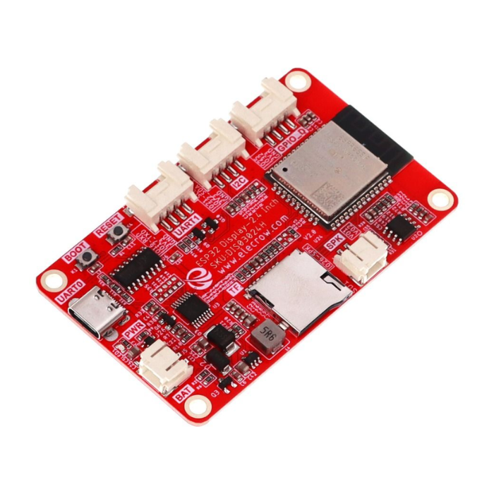 ELECrowPanel 2.4-ESP32 HMI 320x240 SPI TFT LCD Touch screen without Acrylic Case -Display Module -LCD Display Module -Robocraze