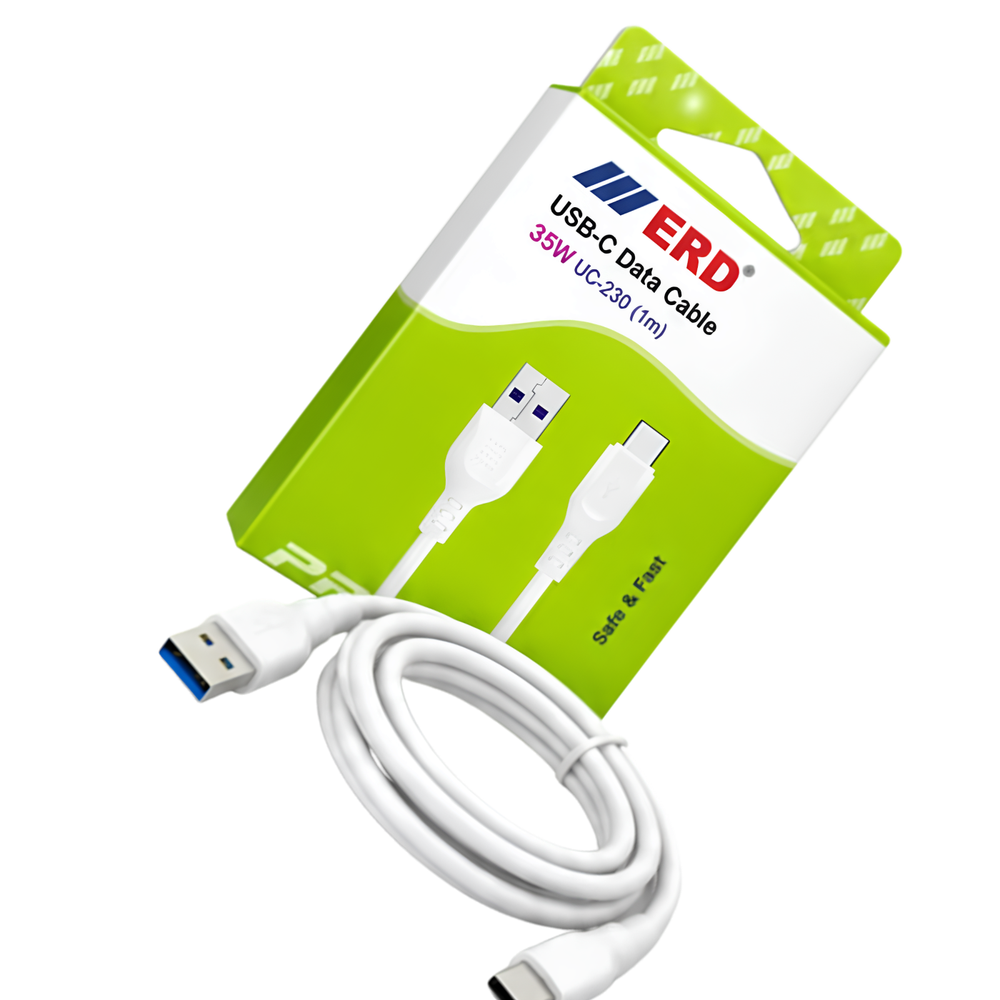 ERD UC-230 USB Type-C Fast Charging & Data Cable 1 Meter - Robocraze