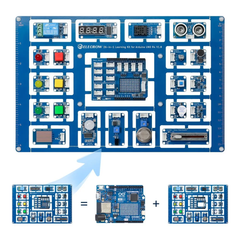 Elecrow 26-in-1 Learning Kit for Arduino UNO R4 WiFi with 26 Lessons and 26 Modules - Robocraze
