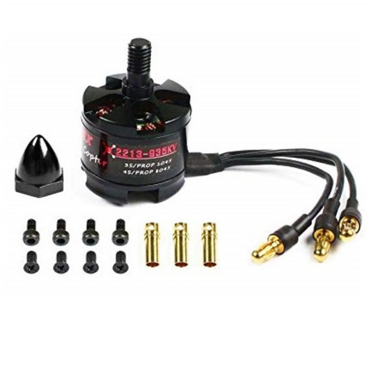 Emax MT2213 935kva Brushless Motor with 1045 Propeller (1 pair) -Drones Parts -Drone Motors -Robocraze