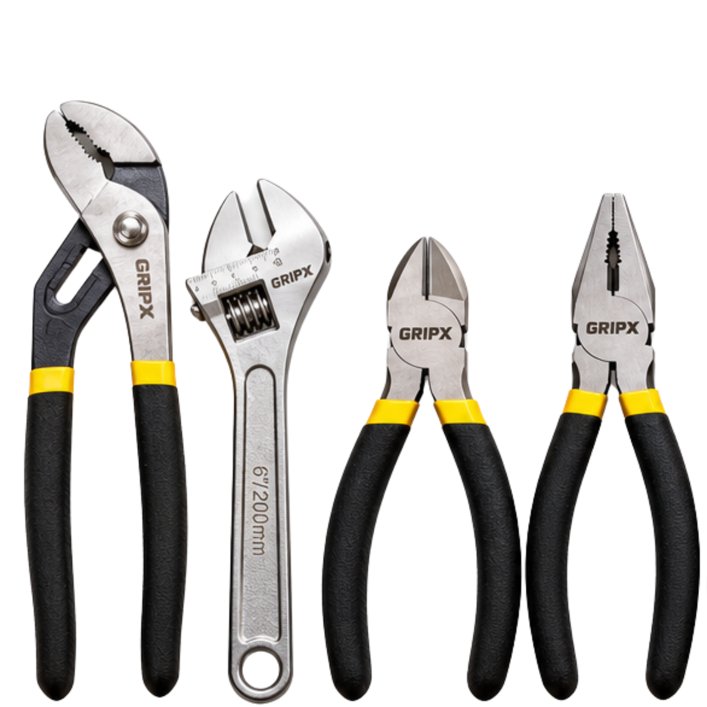 GRIPX 7-Piece Professional Pliers Set Multi-Purpose Hand Tool Kit -Tools & Instruments -Hand Tools -Robocraze