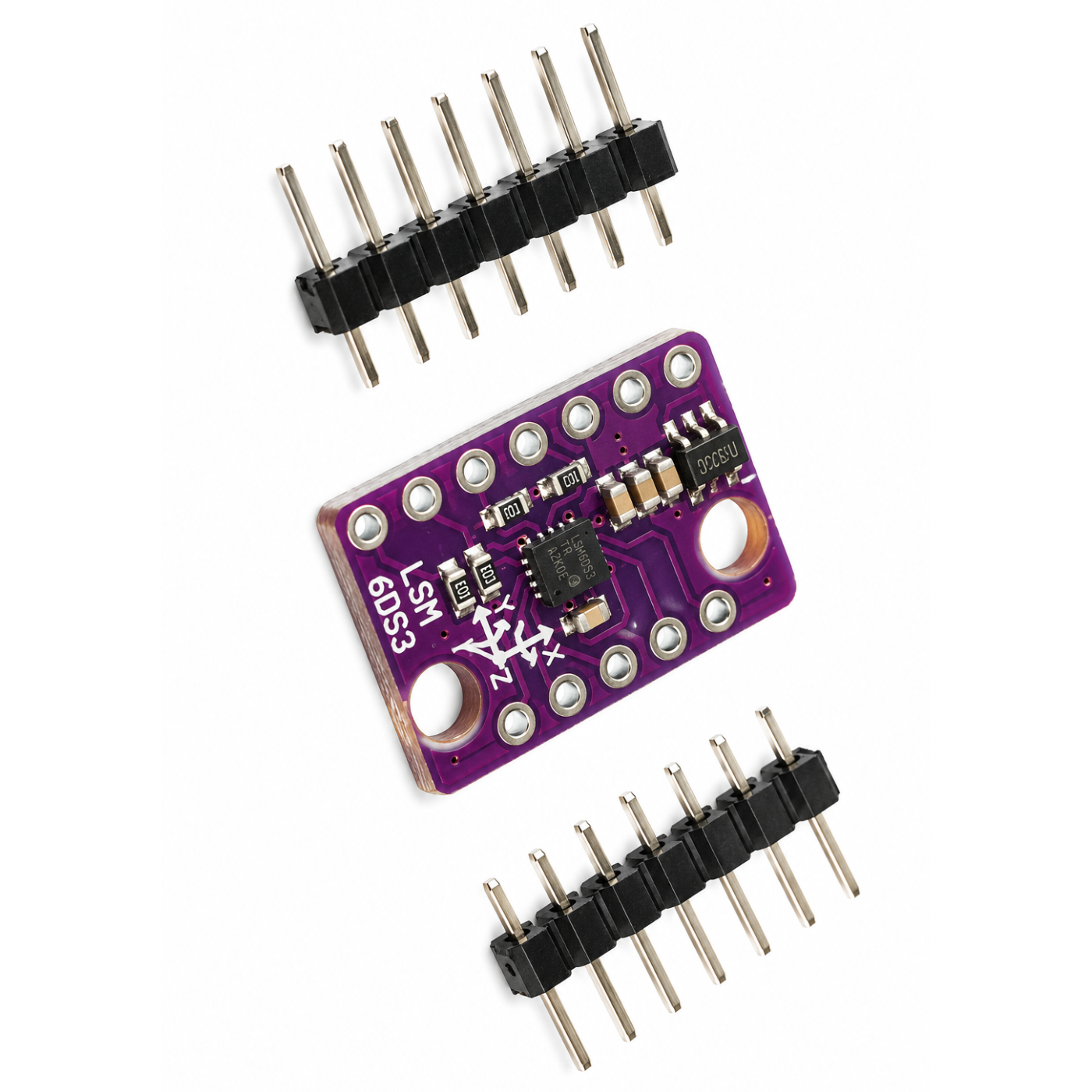 GY-LSM6DS3 Accelerometer, Gyroscope & Digital Temperature Sensor Module -Sensors -Accelero/Gyro -Robocraze