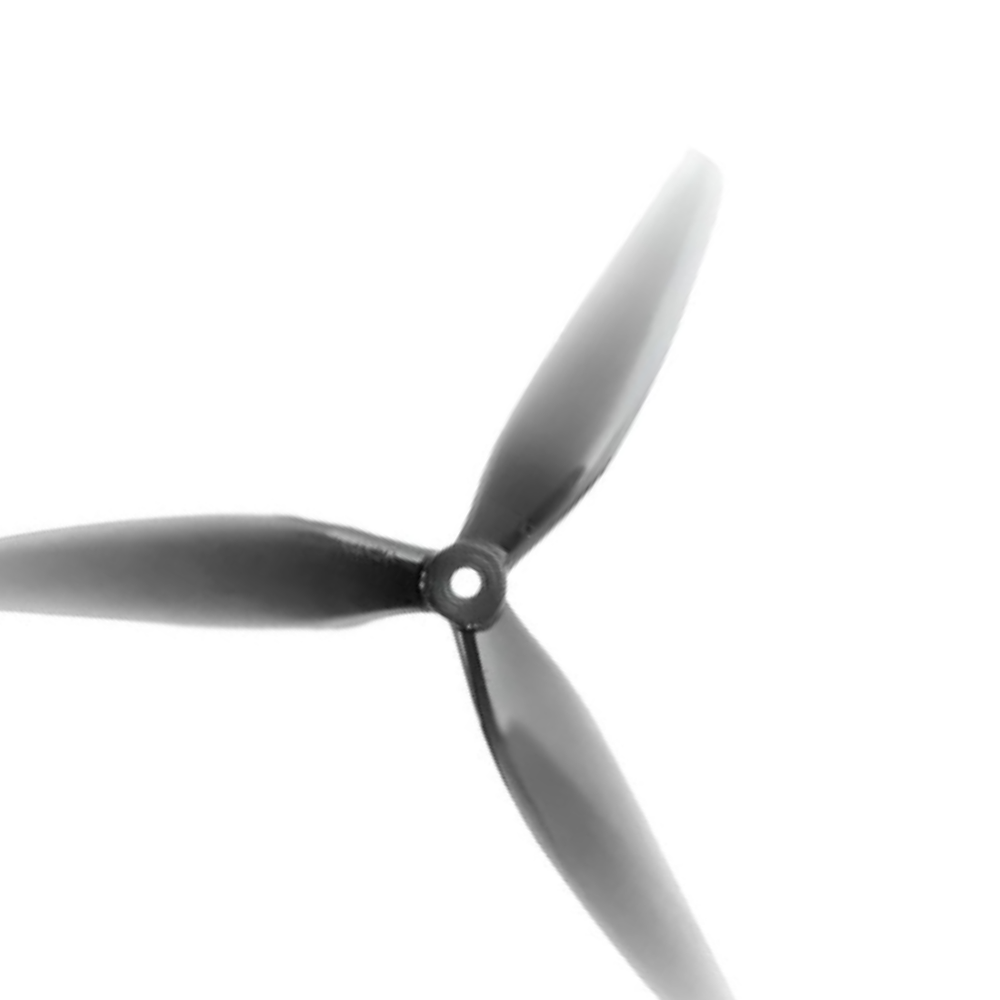 HQProp 7X4X3 Light Grey (2CW+2CCW)-Poly Carbonate Triblade Propeller  -Drone Parts -Drone Propeller -Robocraze