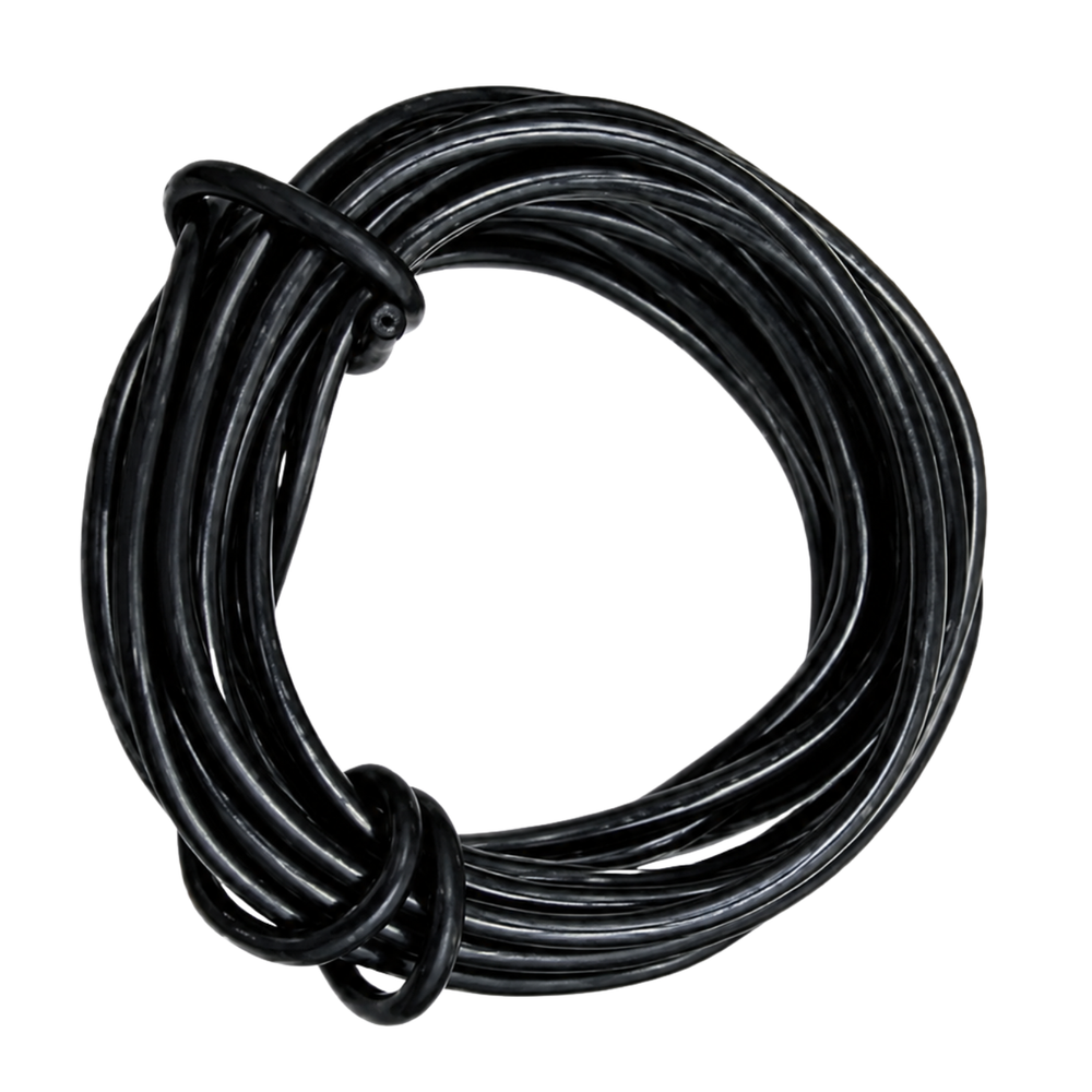 Hook-Up Wire (Black) 60M – Insulated wire for circuits & electrical use. -Electronic Components -Robocraze