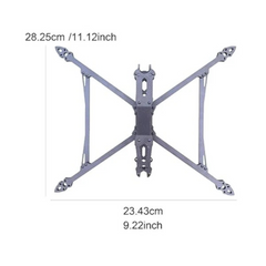 MARK4 V2 8-Inch 367mm Carbon Fiber High-Performance Drone Frame for FPV Racing & Freestyle- RS7244 -Drone Parts -Drone Frames -Robocraze