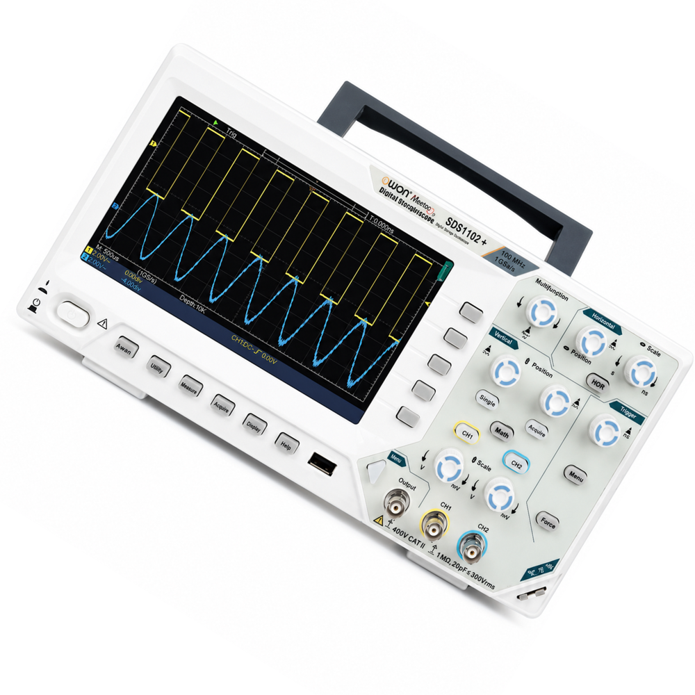 MetroQ Owon SDS1022+ 50MHz Digital Storage Oscilloscope -Tools&Instruments -Oscilloscope & Signal Generator -Robocraze