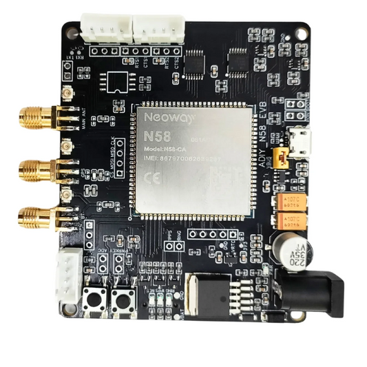 N58 Bluetooth Eval Board with GPS GNSS & LTE – Bluetooth GPS Module with GNSS & LTE antennas. -Robocraze