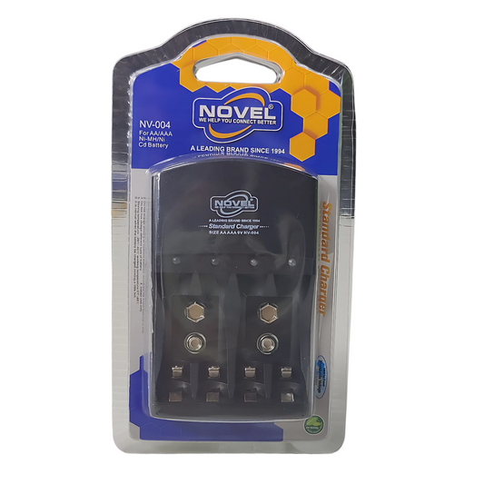 NOVEL 9V Battery Charger For AA/AAA/Ni-MH/NI -Batteries & Power Supply -Battery Chargers -Robocraze